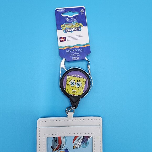 Spongebob Nickelodeon Bikini Bottom Driver License Retractable ID Lanyard NEW - Picture 7 of 10